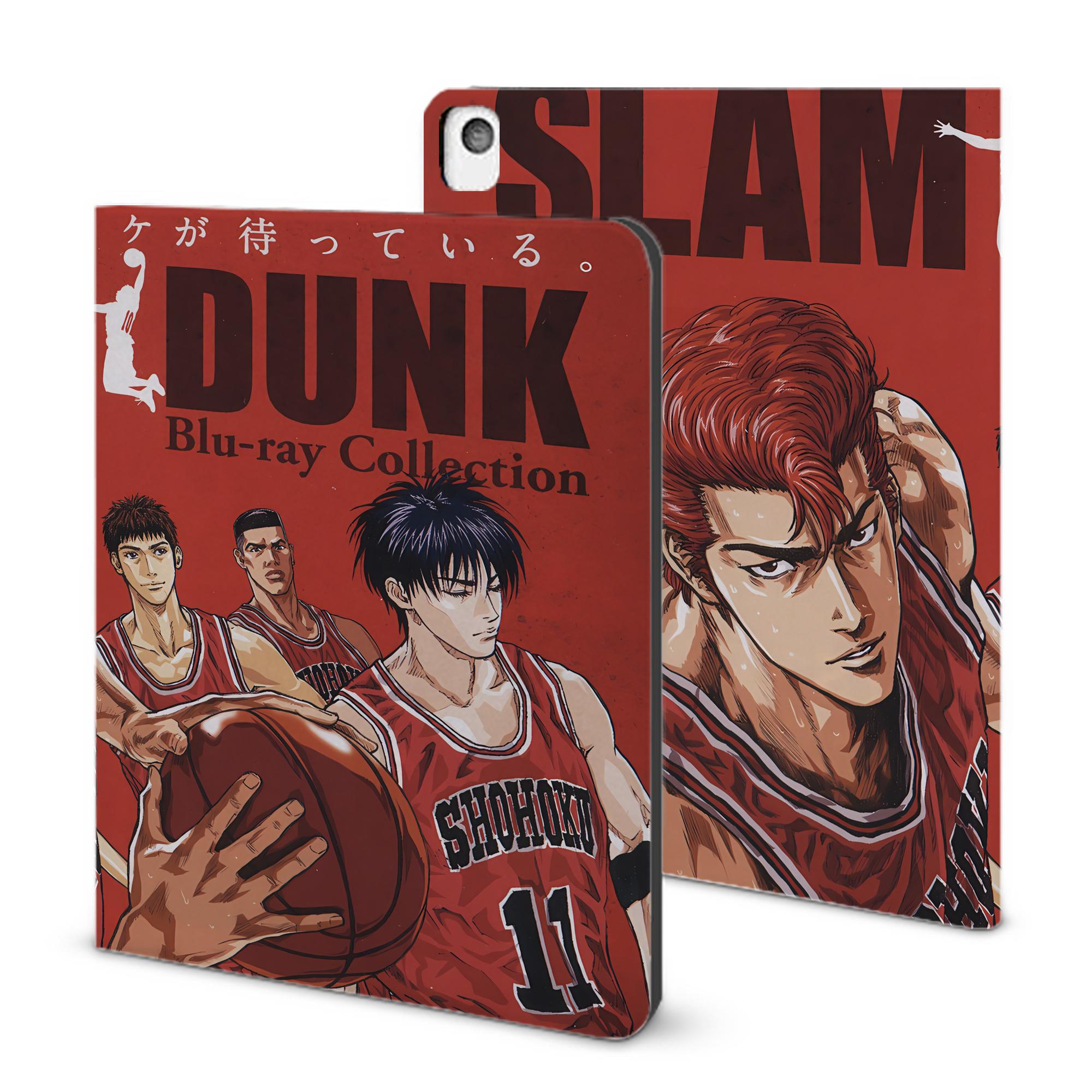 （画像用） SLAM DUNK／スラムダンク IPadケース ペンホルダー付き ブックスタイルデザイン